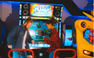playing slot machines